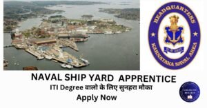 NAVAL SHIP YARD APPRENTICE