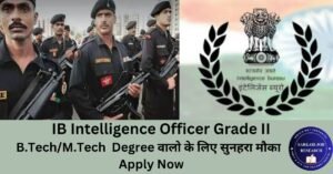 IB Intelligence Officer